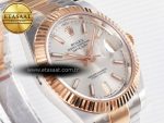 DateJust 41 126331 ARF 1:1 Best Edition 904L Steel Silver Dial on SS/RG Oyster Bracelet SH3235（Gain Weight） - Görsel 5