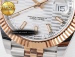 Rolex DateJust 126331 Steel Silver Textured Dial SH3235 - Görsel 13