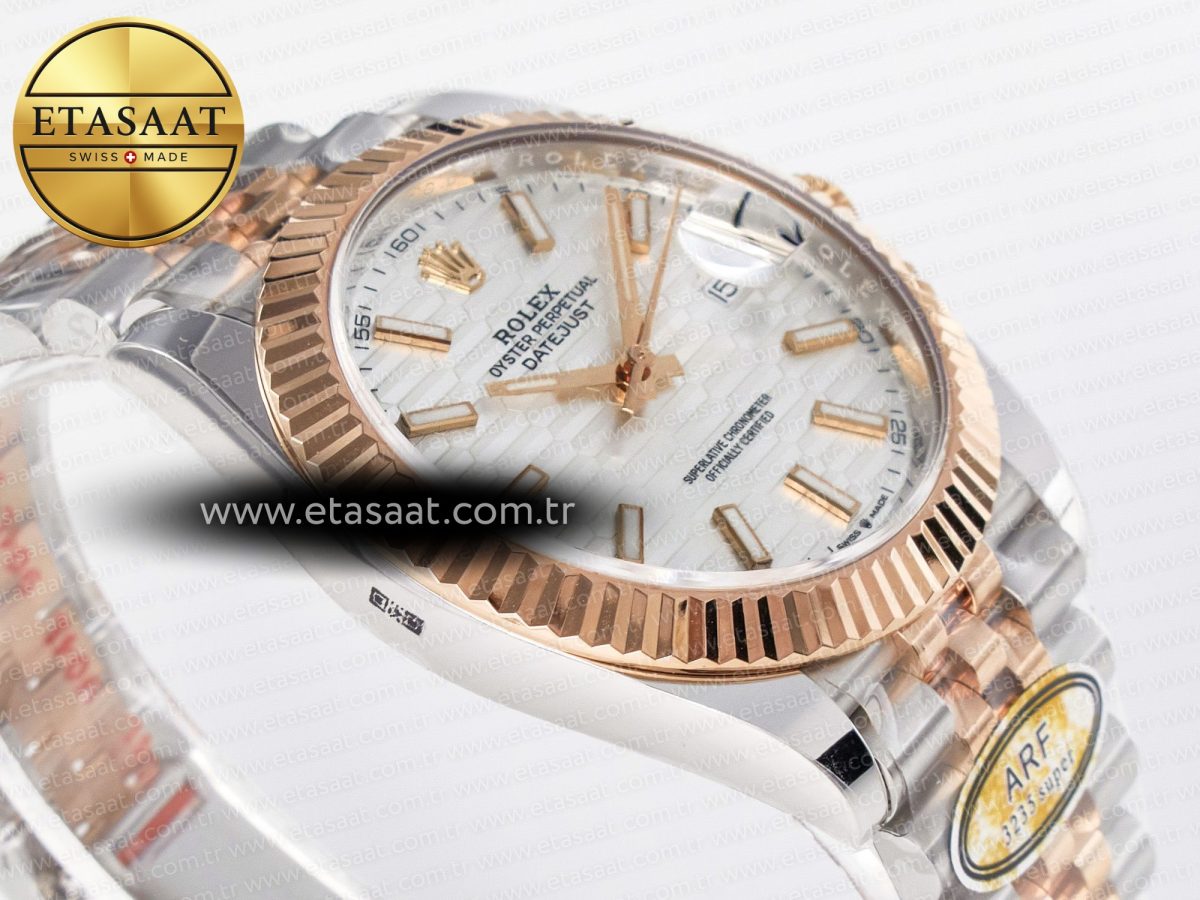 Rolex DateJust 126331 Steel Silver Textured Dial SH3235 - Görsel 7