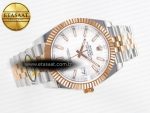 DateJust 41 126331 ARF 1:1 Best Edition 904L Steel White Dial on SS/RG Jubilee Bracelet SH3235（Gain Weight） - Görsel 8