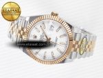 DateJust 41 126331 ARF 1:1 Best Edition 904L Steel White Dial on SS/RG Jubilee Bracelet SH3235（Gain Weight） - Görsel 9