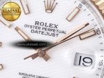 DateJust 41 126331 ARF 1:1 Best Edition 904L Steel White Dial on SS/RG Oyster Bracelet SH3235（Gain Weight） - Görsel 11