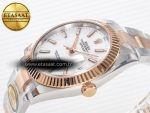 DateJust 41 126331 ARF 1:1 Best Edition 904L Steel White Dial on SS/RG Oyster Bracelet SH3235（Gain Weight） - Görsel 6