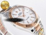 DateJust 41 126331 ARF 1:1 Best Edition 904L Steel White Dial on SS/RG Oyster Bracelet SH3235（Gain Weight） - Görsel 7