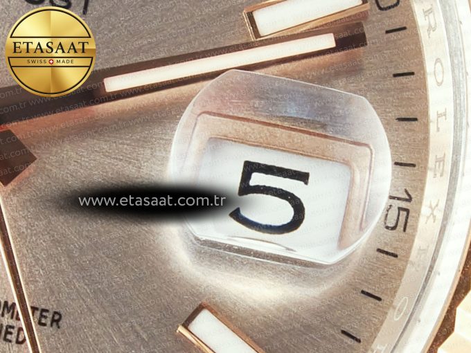 DateJust 41 126331 Clean 904L SS/RG 1:1 Best Edition Champagne Dial on Oyster Bracelet VR3235 - Görsel 11
