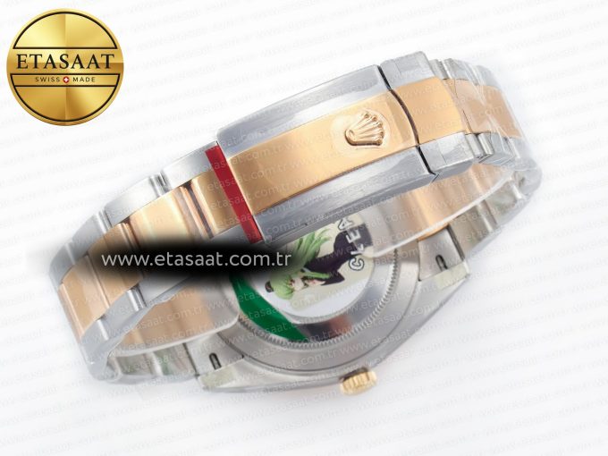 DateJust 41 126331 Clean 904L SS/RG 1:1 Best Edition Champagne Dial on Oyster Bracelet VR3235 - Görsel 16
