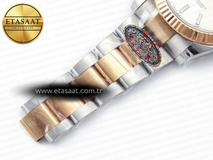 DateJust 41 126331 Clean 904L SS/RG 1:1 Best Edition Champagne Dial on Oyster Bracelet VR3235 - Görsel 26