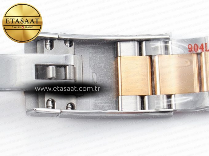 DateJust 41 126331 Clean 904L SS/RG 1:1 Best Edition Champagne Dial on Oyster Bracelet VR3235 - Görsel 33