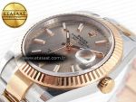 DateJust 41 126331 Clean 904L SS/RG 1:1 Best Edition Champagne Dial on Oyster Bracelet VR3235 - Görsel 6