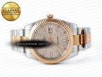 DateJust 41 126331 Clean 904L SS/RG 1:1 Best Edition Champagne Dial on Oyster Bracelet VR3235 - Görsel 9