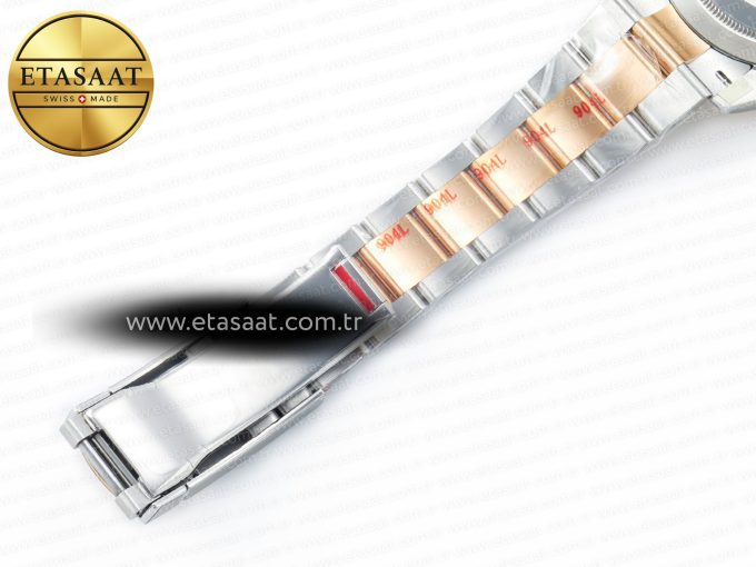 DateJust 41 126331 Clean 904L SS/RG 1:1 Best Edition Rose Gold Diamond Dial on Oyster Bracelet VR3235 - Görsel 28