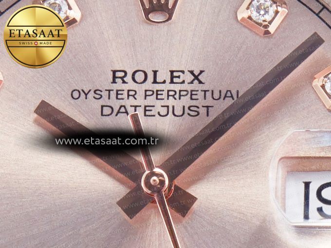 DateJust 41 126331 Clean 904L SS/RG 1:1 Best Edition Rose Gold Diamond Dial on SS/RG Jubilee Bracelet VR3235 - Görsel 11