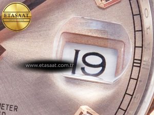 DateJust 41 126331 Clean 904L SS/RG 1:1 Best Edition Rose Gold Diamond Dial on SS/RG Jubilee Bracelet VR3235 - Görsel 12