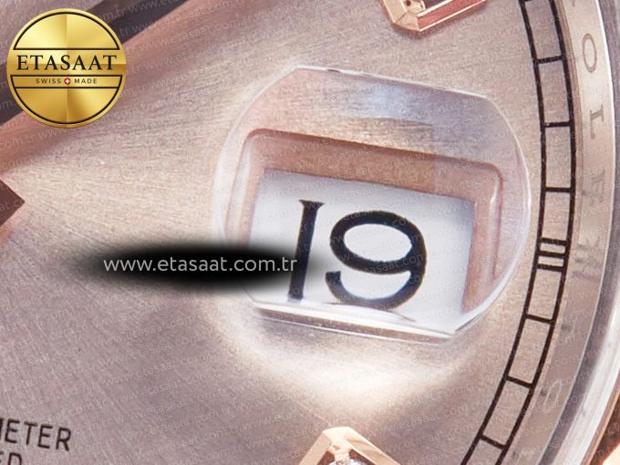 DateJust 41 126331 Clean 904L SS/RG 1:1 Best Edition Rose Gold Diamond Dial on SS/RG Jubilee Bracelet VR3235 - Görsel 12