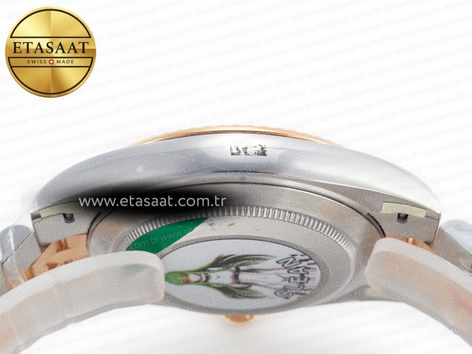 DateJust 41 126331 Clean 904L SS/RG 1:1 Best Edition Rose Gold Diamond Dial on SS/RG Jubilee Bracelet VR3235 - Görsel 14