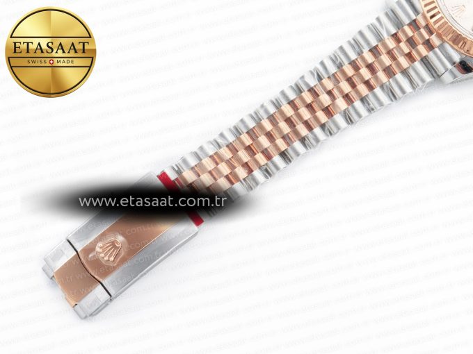 DateJust 41 126331 Clean 904L SS/RG 1:1 Best Edition Rose Gold Diamond Dial on SS/RG Jubilee Bracelet VR3235 - Görsel 26