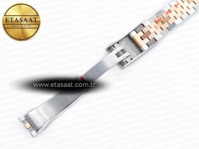 DateJust 41 126331 Clean 904L SS/RG 1:1 Best Edition Rose Gold Diamond Dial on SS/RG Jubilee Bracelet VR3235 - Görsel 30