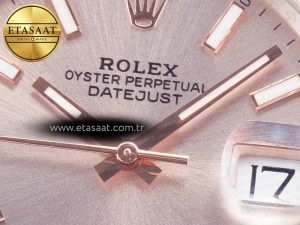 DateJust 41 126331 Clean Best Edition RG Dial Stick Markers on Oyster Bracelet VR3235 - Görsel 10