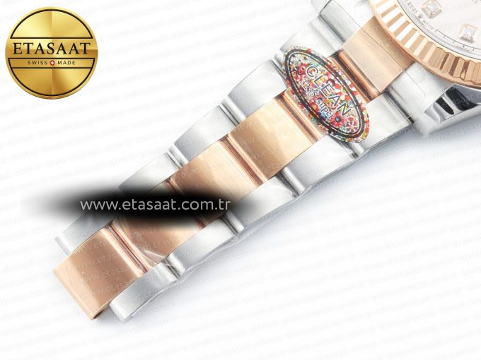 DateJust 41 126331 Clean Best Edition RG Dial Stick Markers on Oyster Bracelet VR3235 - Görsel 26