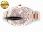 DateJust 41 126331 Clean Best Edition RG Dial Stick Markers on Oyster Bracelet VR3235 - Görsel 6