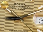 DateJust 41 126333 Clean 1:1 Best Edition 904L Steel YG Textured Dial on SS/YG Oyster Bracelet VR3235 - Görsel 10