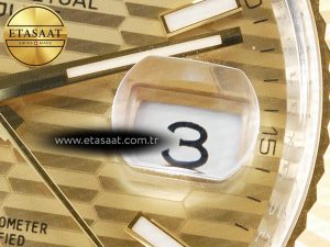 DateJust 41 126333 Clean 1:1 Best Edition 904L Steel YG Textured Dial on SS/YG Oyster Bracelet VR3235 - Görsel 11