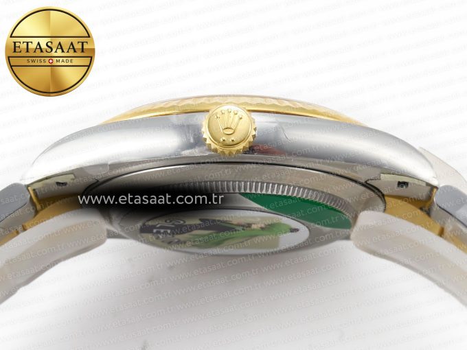 DateJust 41 126333 Clean 1:1 Best Edition 904L Steel YG Textured Dial on SS/YG Oyster Bracelet VR3235 - Görsel 15