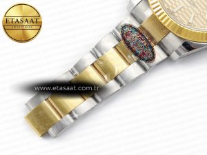 DateJust 41 126333 Clean 1:1 Best Edition 904L Steel YG Textured Dial on SS/YG Oyster Bracelet VR3235 - Görsel 26