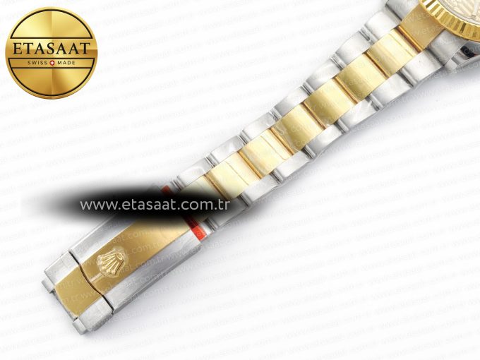 DateJust 41 126333 Clean 1:1 Best Edition 904L Steel YG Textured Dial on SS/YG Oyster Bracelet VR3235 - Görsel 27