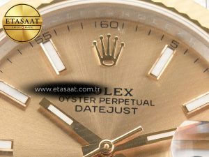 DateJust 41 126333 Clean Best Edition YG Dial Stick Markers on Oyster Bracelet VR3235 - Görsel 10