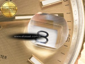DateJust 41 126333 Clean Best Edition YG Dial Stick Markers on Oyster Bracelet VR3235 - Görsel 12
