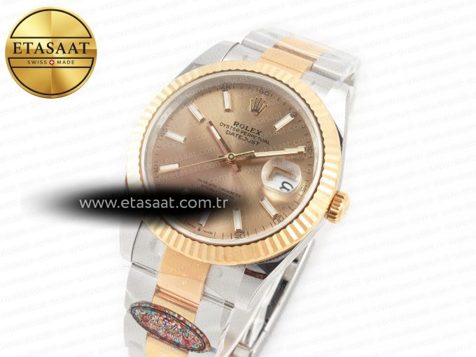 DateJust 41 126333 Clean Best Edition YG Dial Stick Markers on Oyster Bracelet VR3235 - Görsel 2