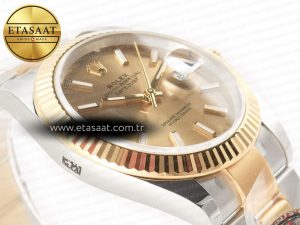 DateJust 41 126333 Clean Best Edition YG Dial Stick Markers on Oyster Bracelet VR3235 - Görsel 7