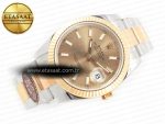 DateJust 41 126333 Clean Best Edition YG Dial Stick Markers on Oyster Bracelet VR3235 - Görsel 8