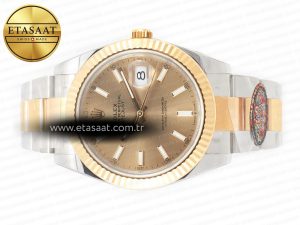 DateJust 41 126333 Clean Best Edition YG Dial Stick Markers on Oyster Bracelet VR3235 - Görsel 9