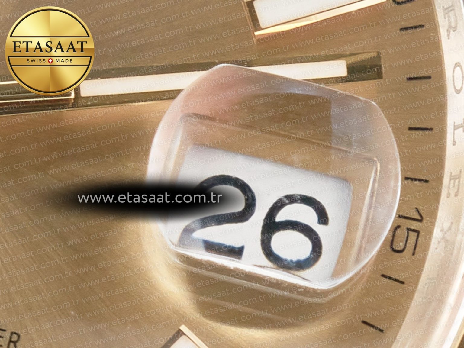 DateJust 41 126333 Clean Best Edition YG Gold Dial Stick Markers on Jubilee Bracelet VR3235 - Görsel 12