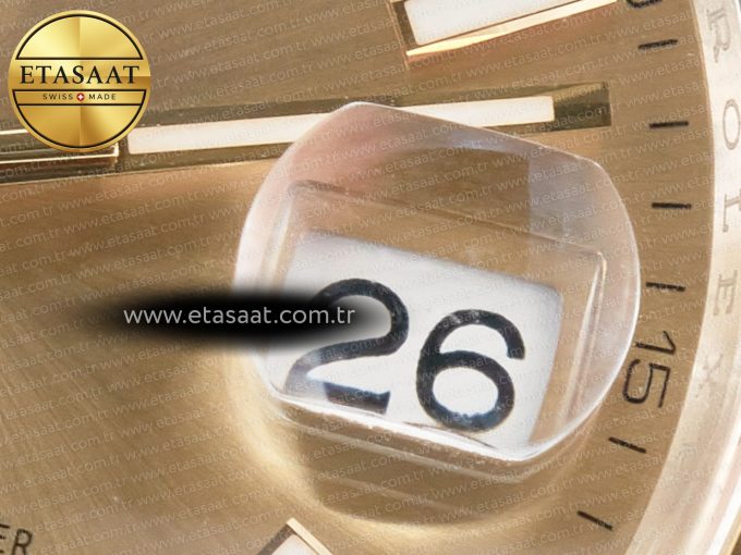 DateJust 41 126333 Clean Best Edition YG Gold Dial Stick Markers on Jubilee Bracelet VR3235 - Görsel 12