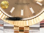 DateJust 41 126333 Clean Best Edition YG Gold Dial Stick Markers on Jubilee Bracelet VR3235 - Görsel 13