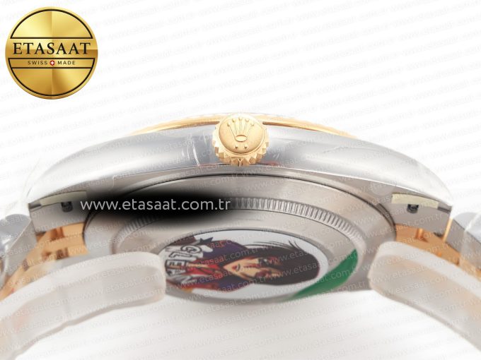DateJust 41 126333 Clean Best Edition YG Gold Dial Stick Markers on Jubilee Bracelet VR3235 - Görsel 15