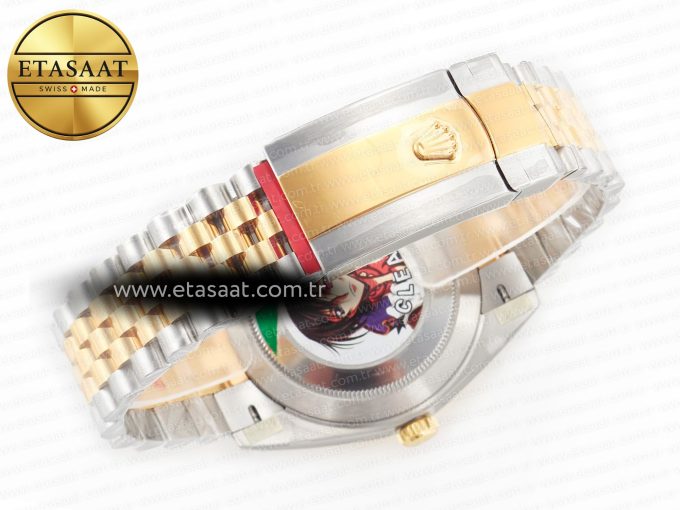 DateJust 41 126333 Clean Best Edition YG Gold Dial Stick Markers on Jubilee Bracelet VR3235 - Görsel 16