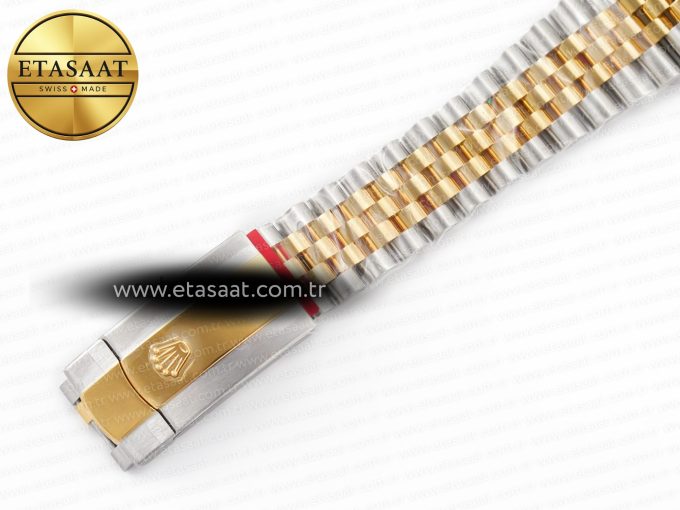 DateJust 41 126333 Clean Best Edition YG Gold Dial Stick Markers on Jubilee Bracelet VR3235 - Görsel 26