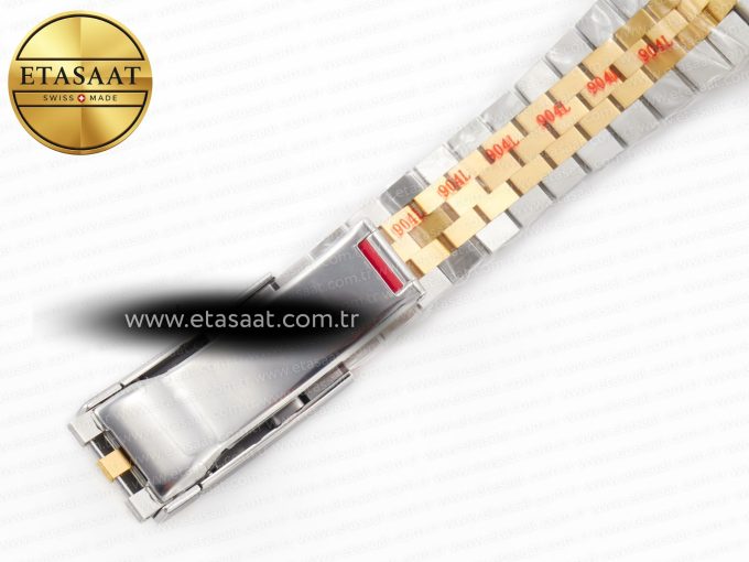 DateJust 41 126333 Clean Best Edition YG Gold Dial Stick Markers on Jubilee Bracelet VR3235 - Görsel 27
