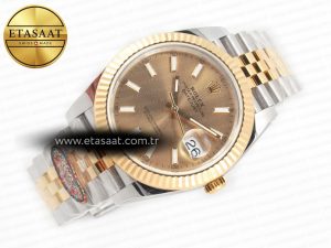 DateJust 41 126333 Clean Best Edition YG Gold Dial Stick Markers on Jubilee Bracelet VR3235 - Görsel 8