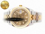 DateJust 41 126333 Clean Best Edition YG Gold Dial Stick Markers on Jubilee Bracelet VR3235 - Görsel 9