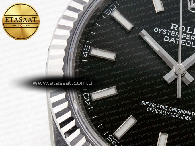 DateJust 41 126334 904L SS VSF 1:1 Best Edition Black Dial on Oyster Bracelet VS3235 - Görsel 10