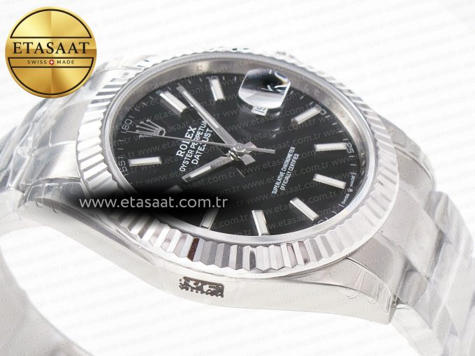 DateJust 41 126334 904L SS VSF 1:1 Best Edition Black Dial on Oyster Bracelet VS3235 - Görsel 7