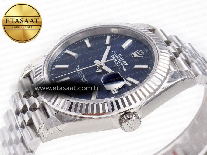 DateJust 41 126334 904L SS VSF 1:1 Best Edition Blue Dial on Jubilee Bracelet VS3235 - Görsel 6