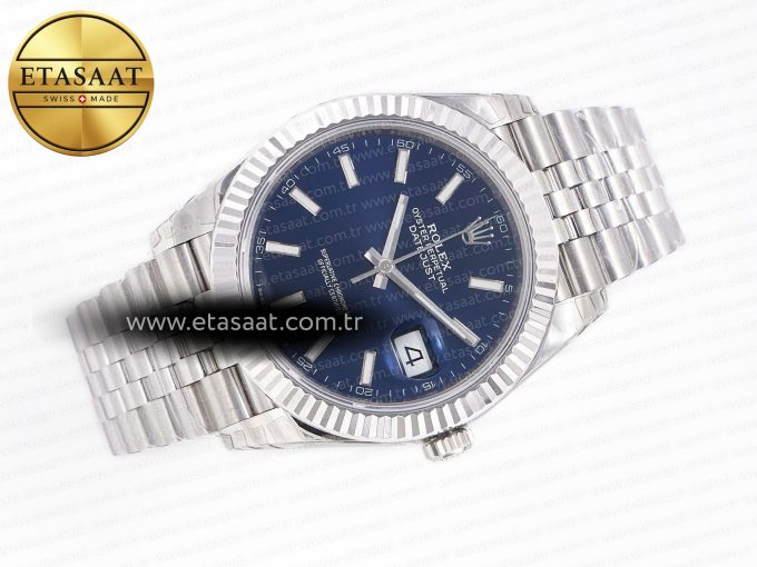 DateJust 41 126334 904L SS VSF 1:1 Best Edition Blue Dial on Jubilee Bracelet VS3235 - Görsel 8