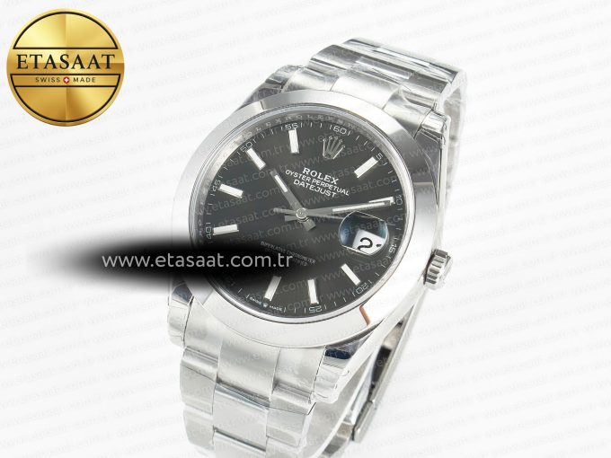 DateJust 41 126334 904L SS VSF 1:1 Best Edition Gray Dial on Oyster Bracelet VS3235 - Görsel 1