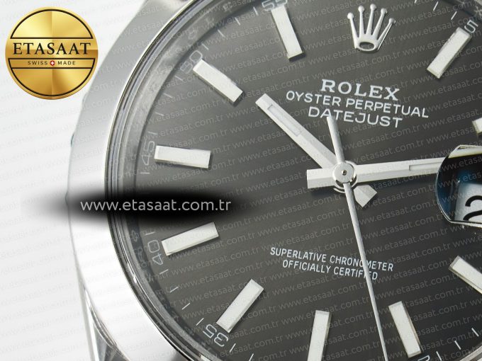 DateJust 41 126334 904L SS VSF 1:1 Best Edition Gray Dial on Oyster Bracelet VS3235 - Görsel 10